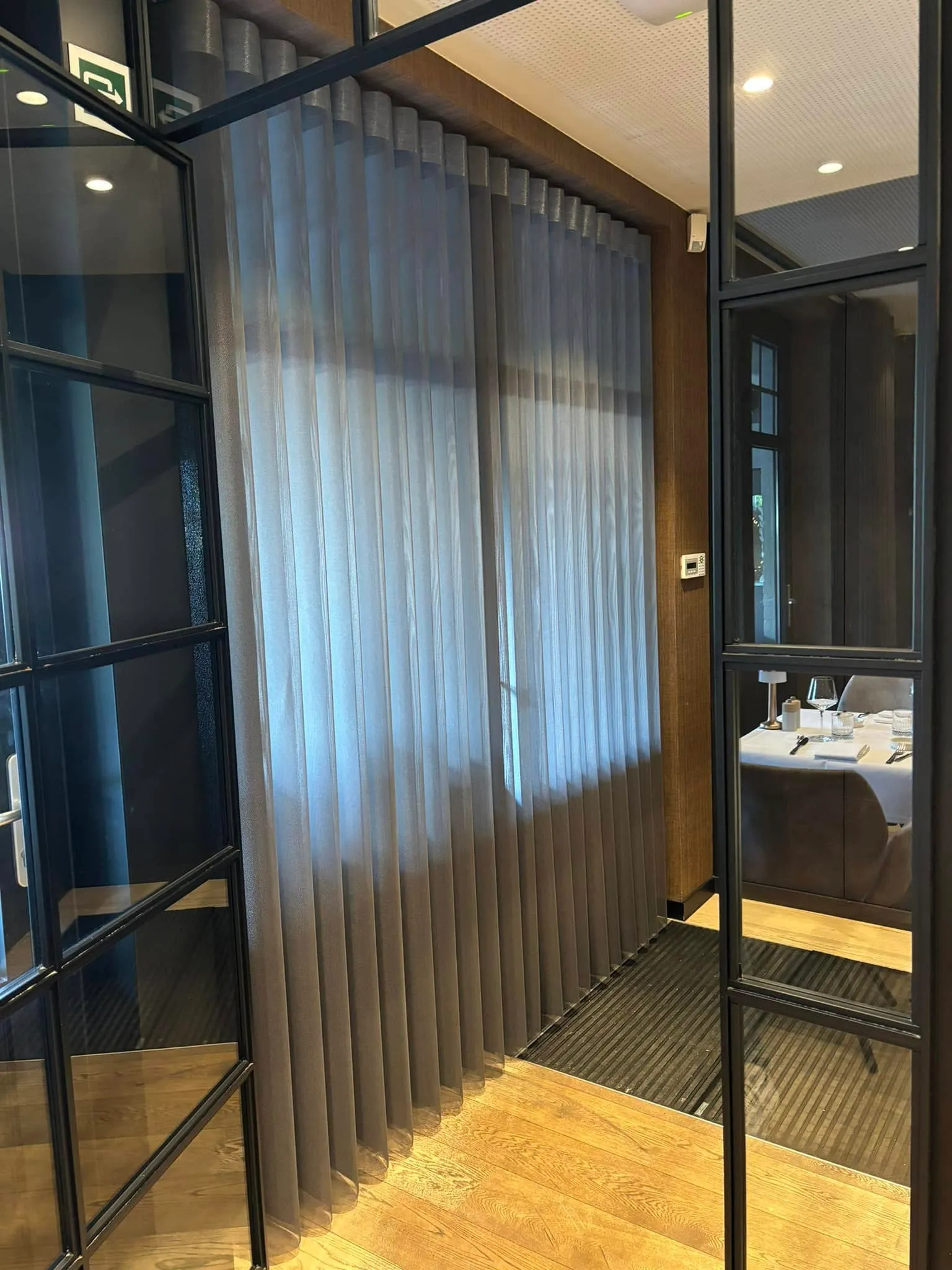 Project Restaurant Ten Doele Raamdecoratie 1